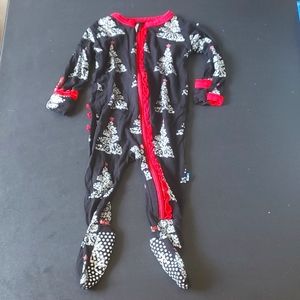 KicKee pants Christmas pj onesie